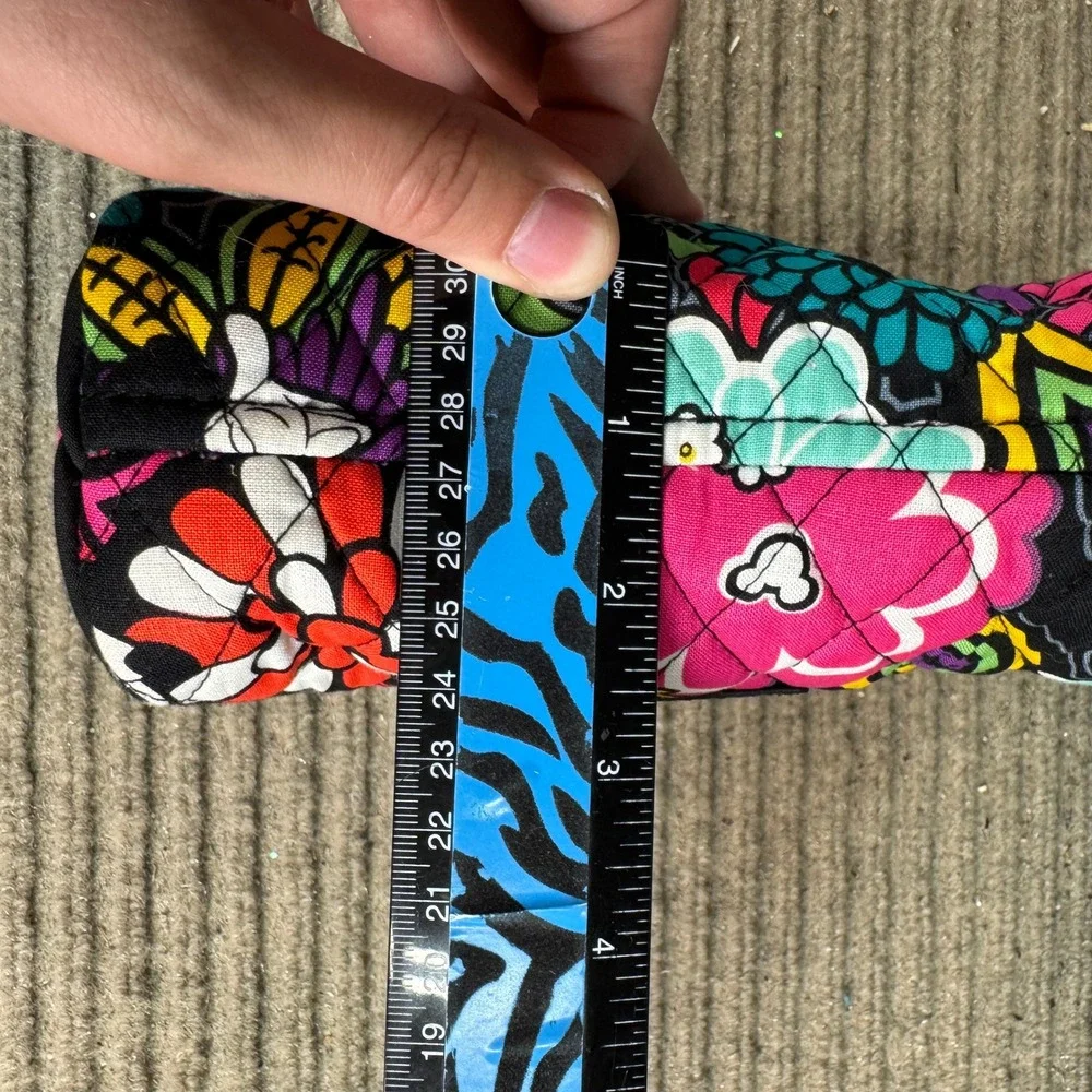 Vera Bradley Disney Mickey Minnie Sensational Floral Cosmetic Bag Makeup Pouch